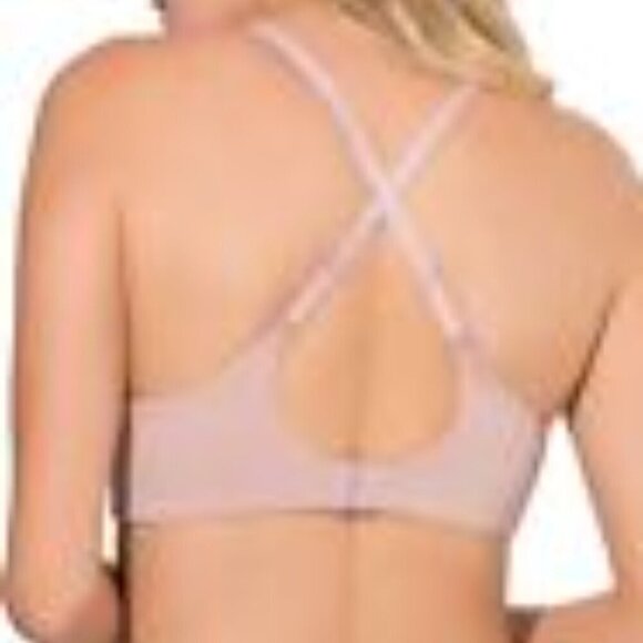 Smart & Sexy Perfect Push-Up Bra Blushing Pink Lace 36F - Picture 3 of 5